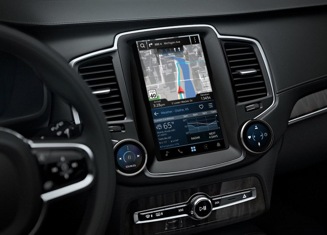 Garmin next-generation infotainment system previewed in future Volvo interior