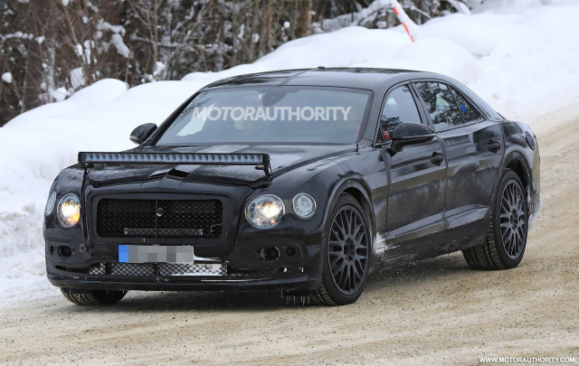2020 Bentley Flying Spur spy shots - Image via S. Baldauf/SB-Medien