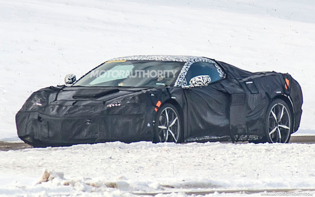 2020 Chevrolet Corvette (C8) spy shots - Image via S. Baldauf/SB-Medien