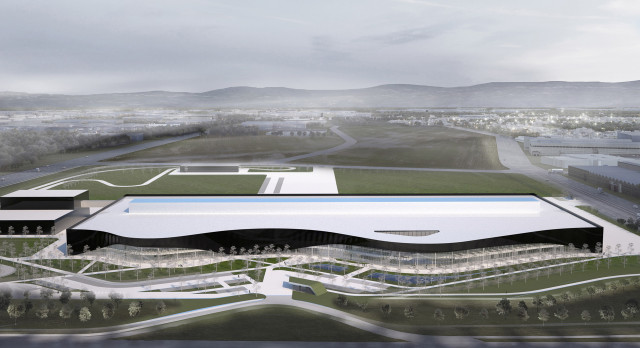 Artist’s impression of the Polestar plant under construction in Chengdu, China