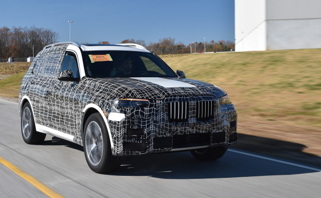 BMW X7 pre-production at plant in Spartanburg, South Carolina