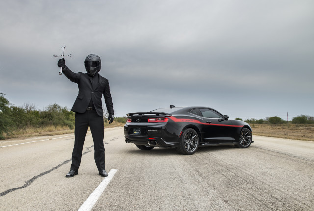 Hennessey Exorcist Camaro ZL1 hits 217 mph during top speed run