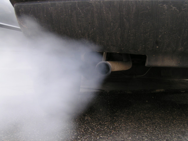Exhaust emissions from tailpipe [photo: Simone Ramella, 2005, used under Creative Commons 2.0]