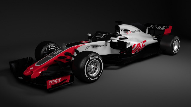 Haas Team 2018 F1 racer