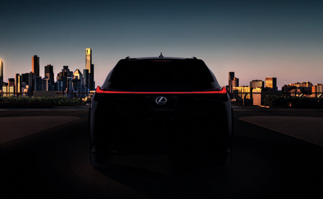 Teaser for 2019 Lexus UX debuting at 2018 Geneva auto show