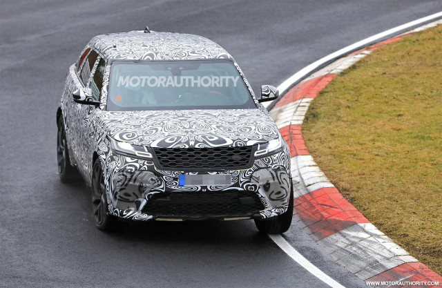 2019 Land Rover Range Rover Velar SVR spy shots - Image via S. Baldauf/SB-Medien