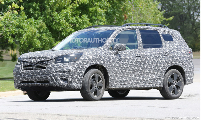 2019 Subaru Forester spy shots - Image via S. Baldauf/SB-Medien