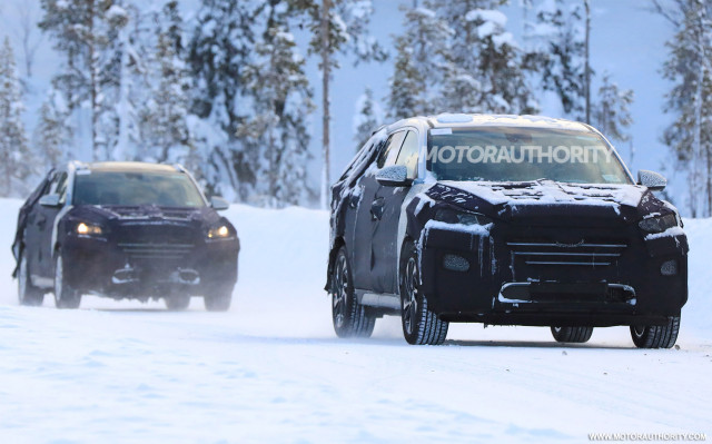 2020 Hyundai Tucson facelift spy shots - Image via S. Baldauf/SB-Medien