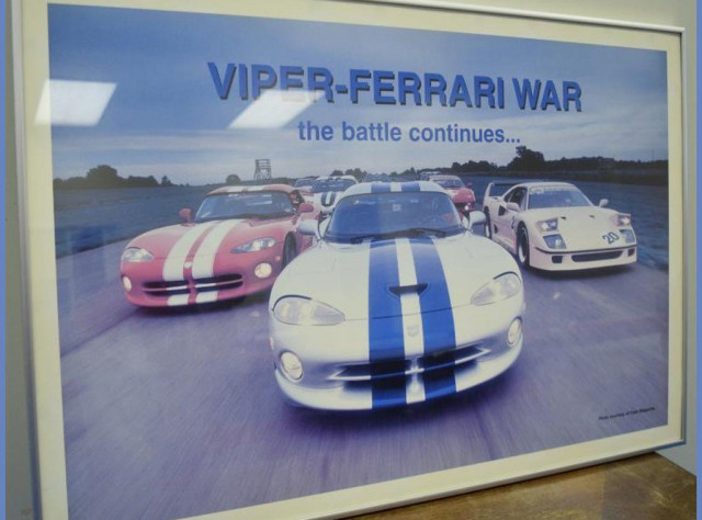 Dodge Viper memorabilia from Conner Avenue Assembly plant