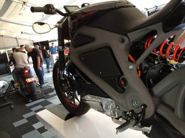 Harley-Davidson Livewire electric motorcycle concept, test ride event, July 2014 [photo: Ben Rich]