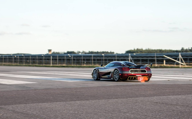 Koenigsegg Agera RS during 2017 production car land speed record attempt