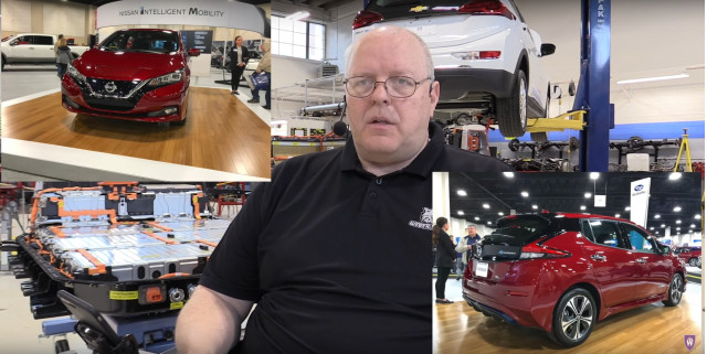 Prof. John Kelly on battery life in Nissan leaf, Chevy Bolt EV [video: Weber State University, Utah]