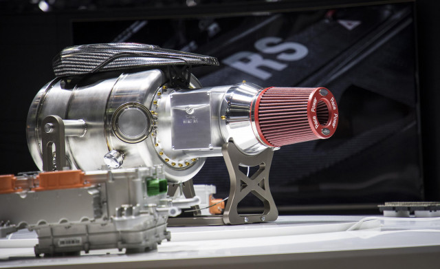 Techrules micro-turbine range extender for electric cars