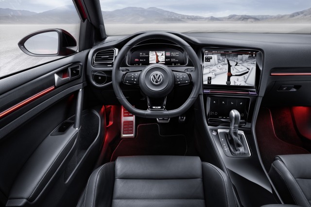 Volkswagen Golf R Touch concept, 2015 Consumer Electronics Show