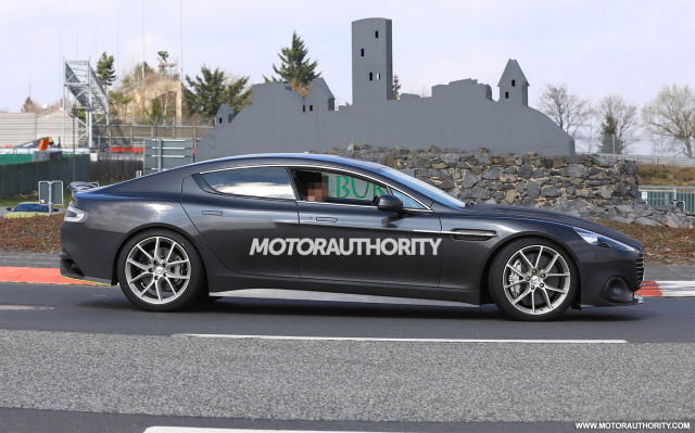 2018 Aston Martin Rapide AMR spy shots - Image via S. Baldauf/SB-Medien 2018 Aston Martin Rapide AMR spy shots - Image via S. Baldauf/SB-Medien