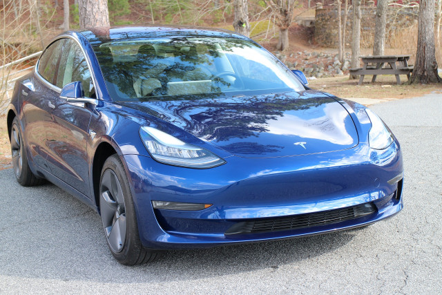 2018 Tesla Model 3 Long Range electric car, road test in greater Atlanta area, Feb 2018 2018 Tesla Model 3 Long Range electric car, road test in greater Atlanta area, Feb 2018