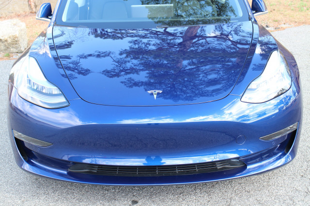 2018 Tesla Model 3 Long Range electric car, road test in greater Atlanta area, Feb 2018