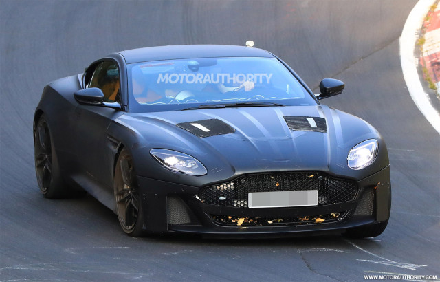 2020 Aston Martin DBS Superleggera spy shots - Image via S. Baldauf/SB-Medien