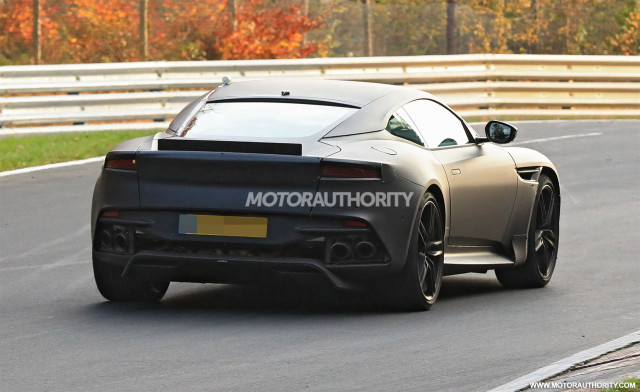 2020 Aston Martin DBS Superleggera spy shots - Image via S. Baldauf/SB-Medien