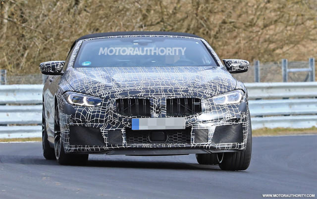2020 BMW M8 Convertible spy shots - Image via S. Baldauf/SB-Medien