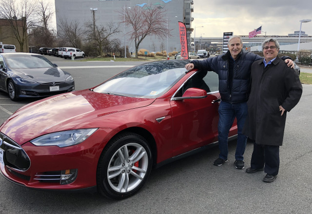 Used 2015 Tesla Model S P85D on day of purchase [photo: Jay Lucas]