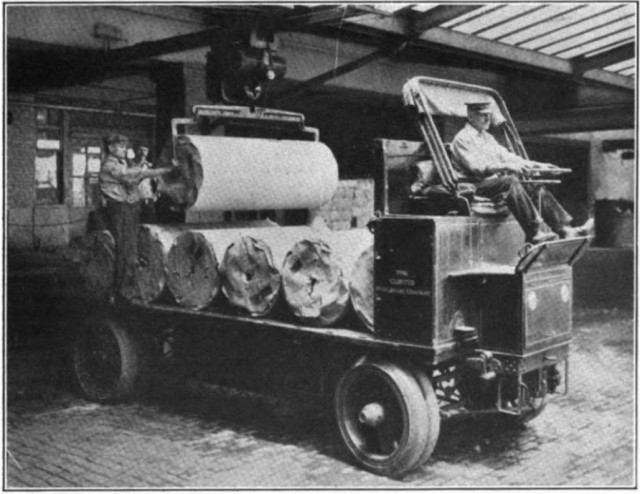 1912 Commercial Truck in service with Curtis publishing