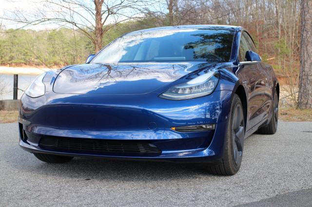 2018 Tesla Model 3 Long Range electric car, road test in greater Atlanta area, Feb 2018 2018 Tesla Model 3 Long Range electric car, road test in greater Atlanta area, Feb 2018