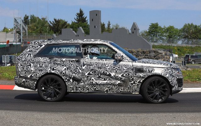 2019 Land Rover Range Rover SV Coupe undergoes final testing at the Nürburgring