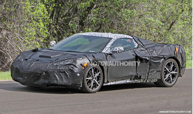 2020 Chevrolet Corvette (C8) spy shots - Image via S. Baldauf/SB-Medien