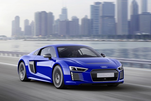 Audi R8 e-tron Piloted Driving concept, 2015 Consumer Electronics Show Asia Audi R8 e-tron Piloted Driving concept, 2015 Consumer Electronics Show Asia