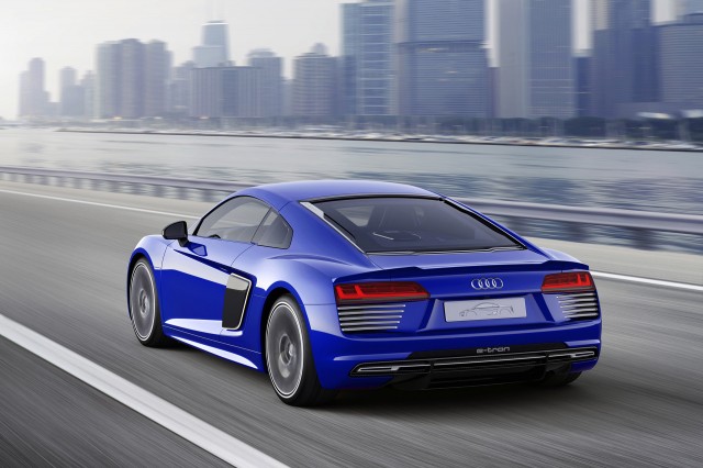 Audi R8 e-tron Piloted Driving concept, 2015 Consumer Electronics Show Asia Audi R8 e-tron Piloted Driving concept, 2015 Consumer Electronics Show Asia