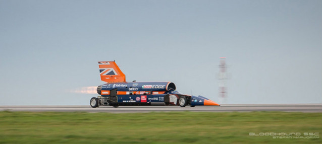 Bloodhound SSC conducts first public test - October 26, 2017