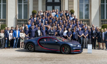 Bugatti builds 100th Chiron