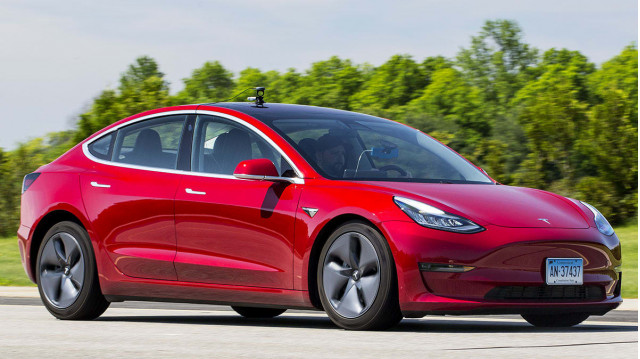 Consumer Reports tests Tesla Model 3 braking [CREDIT: Consumer Reports]