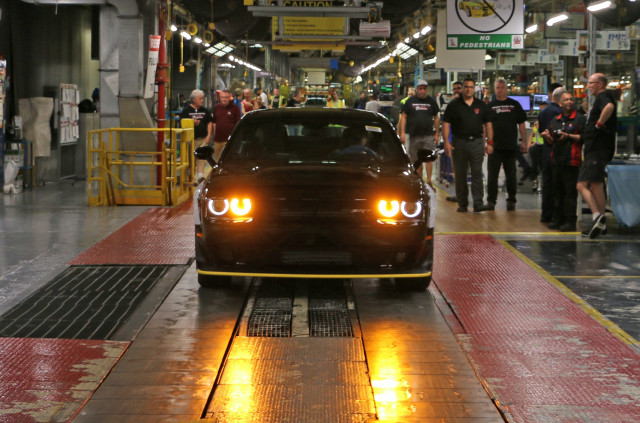 Final 2018 Dodge Challenger SRT Demon rolls off the line at Brampton, Canada plant