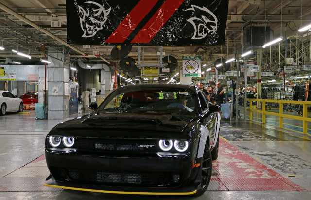 Final 2018 Dodge Challenger SRT Demon rolls off the line at Brampton, Canada plant