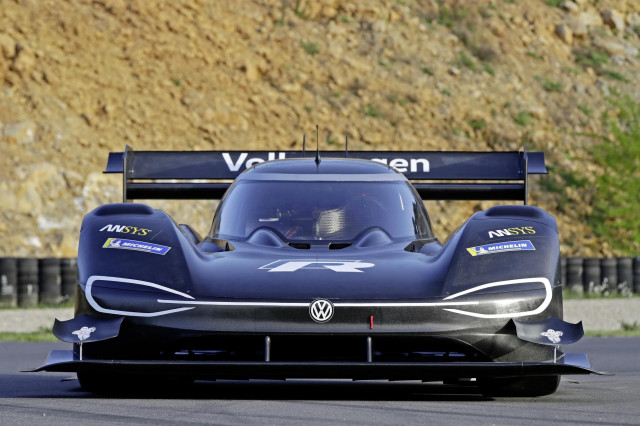 Volkswagen testing the I.D. R Pikes Peak race car