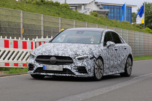 2019 Mercedes-AMG A35 sedan spy shots