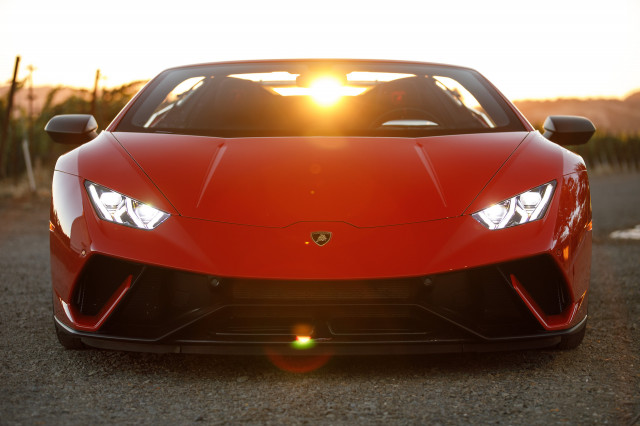 2018 Lamborghini Huracan Performante Spyder, Napa Valley, July 2018