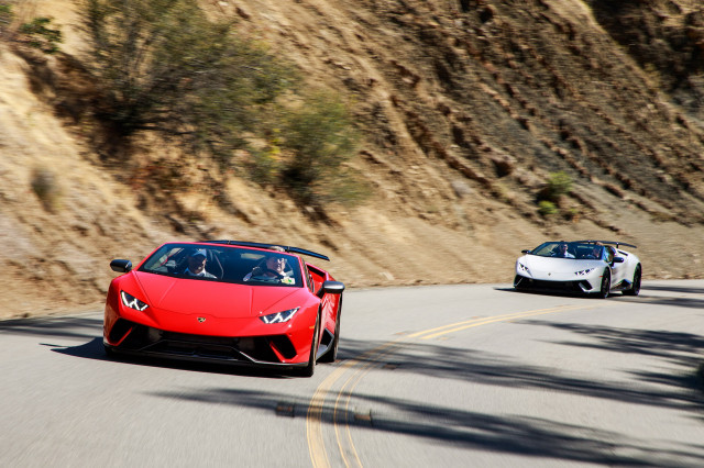 2018 Lamborghini Huracan Performante Spyder, Napa Valley, July 2018