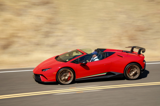 2018 Lamborghini Huracan Performante Spyder, Napa Valley, July 2018