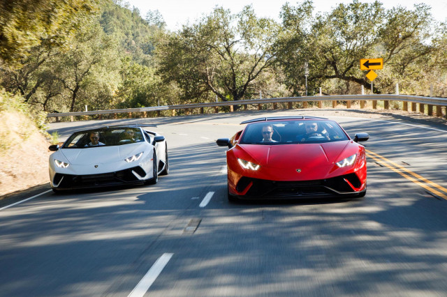 2018 Lamborghini Huracan Performante Spyder, Napa Valley, July 2018