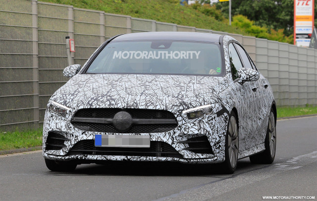 2019 Mercedes-AMG A35 spy shots - Image via S. Baldauf/SB-Medien