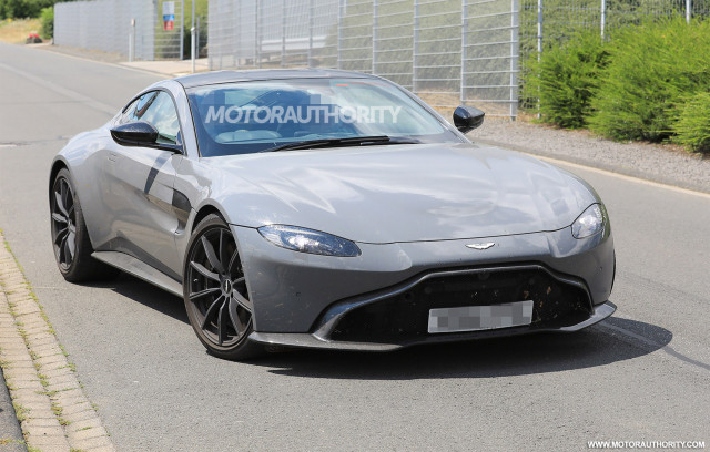 2020 Aston Martin Vantage test mule spy shots - Image via S. Baldauf/SB-Medien