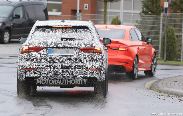 2020 Audi RS Q3 spy shots - Image via S. Baldauf/SB-Medien