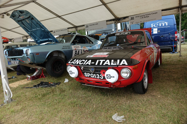 Lancia Fulvia Coupe 1.3S Rallye and AMC AMX rally cars
