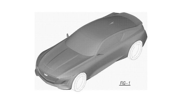 Patent drawing for Cadillac coupe
