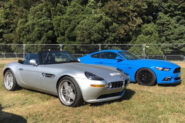 The parking lot at the 2018 Goodwood Festival of Speed