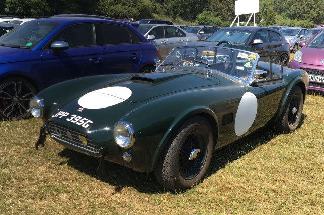 The parking lot at the 2018 Goodwood Festival of Speed