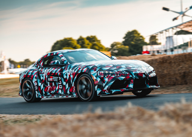 Toyota Supra dynamic debut at 2018 Goodwood Festival of Speed